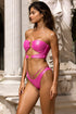 Luli Fama Luminous Double Loop Bandeau Crop Top